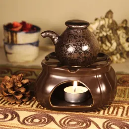 Queimadores yxymcf Tailândia Spa de massagem Aquecedor de óleo Cerâmica Cerâmica mais quente Conjunto de vela Ornamentos da sala de estar, fogão a óleo essencial