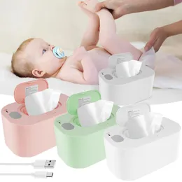 Baby Wipe Warmer Heater Wet Towel Dispenser Napkin Heating Box Home Car Use Mini Wipe Warmer Case Disinfecting Wipes Tissue Box 240322