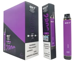 오리지널 담배 장치 QST 퍼프 플렉스 2800 퍼프 850mAh 2 % 유럽 창고에서 전송