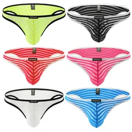 UNDUPTS 6 PCS /LOT SEXY MINI BRIPS ERKEKLER NEFREBLİ EĞİTİM INTER GİYET ERKEK PANTIES GAY KISA BIKINI DROP