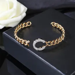 Projektantka Kobieta Mężczyźni Chanells Bankle luksusowa marka mody list C Bracelets Kobiety otwarta bransoletka biżuteria
