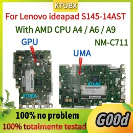 Płyta główna NMC171 NMC171, dla płyty głównej Lenovo IdeaPad S14514ast, z procesorem A4/A6/A9 AMD, 100%testem