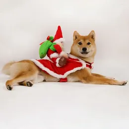ملابس عيد الميلاد ملابس الكلاب مضحك سانتا كلوز ركوب الخيل على أليف قطة العطلة زي الزي كوميدي زي ارتداء ملابس الحفلات