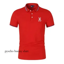 Hochwertige Herren Polo -Hemd Designer -Shirts gewalttätiger Kaninchen Sommer Baumwolle Kurzarm T -Shirt atmungsaktives Sweatshirt Männer Pullover Top Tee 765