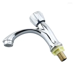 Torneiras de pia do banheiro liga de zinco Single Cold Basin Faucet Washbasin Water House