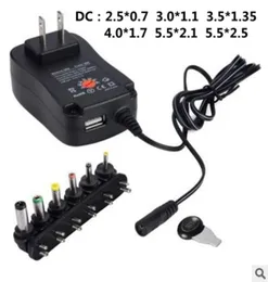 3V 45V 5V 6 V 75V 9V 12V 2A 25A ACDC -Adapter -Einstellungsstromversorgung Universal Adapter -Ladegerät für LED -Glühbirnenstreifen 9731708