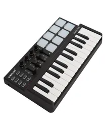 Panda Mini Mini Mini 25Key USB Keyboard و Drum Pad Midi Controller84961103313244