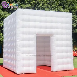 Оптовая торговля 5x5x4,3 мм (16,5x16,5x14 футов) Индивидуальная рекламная надувная квадратная палатка выставка палатка взорвать фотобудку для вечеринок