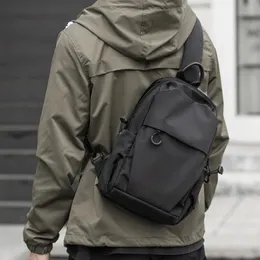 Casual Männer Chorse Bag Solid Business Outdoor hochwertiger Schulter Oxford wasserdichte Mehrschichtmodische kleine Satche 240402