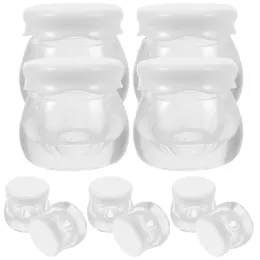 زجاجات التخزين 10 PCS Cream Bottle Lip Jar Multipurpose Clear Swars Containers Travel