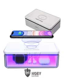 15W Multifunktionsreinloses Ladegerät UV -Sterilisator Box Tragbare automatische Aromatherapie Funktionaler Sterilisator für Maske Zahnbürste Pho4565557