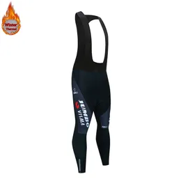 Jumbo warmes Fahrrad -Bibhose Winter Thermal Mountainbike Langes Hosen Fahrrad Strumpfhosen 20D Gel Pad Cycling Bibhose240328