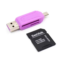 Dual-Use TF Card Reader for Android Mobile Phones and Computers with OTG Function