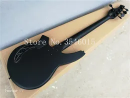 Nuovo Arrivo Top Qulity Music Man Bongo Metal Black 5 Strings Pickup Active Bass2018 Guitar Musicman Bass Guitar 20159892416