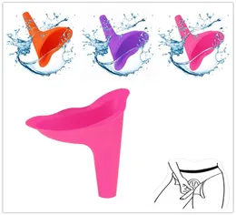 3Colors TPR Hochqualität tragbare Frauen Camping Urin Gerät Trichter Urinal weiblicher Reisen Urin Toilette Frauen stehen Pee SOF2808992