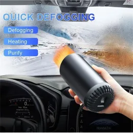 Printers 12v/24v Car Heater 150w Cup Shape Heater Fast Heating Fan Portable Adjustable Windshield Defogging Defroster for Car Accessories