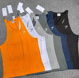 Mens yoga outfit clothing Fitness sports top mens Tshirts Gym lightweight quick drying Sportwear Trainer Shirt mesh sharks breathable sports elastic vest