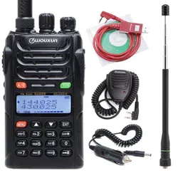 Walkie talkie originale wouxun kguvd1p dual band radio a due vie con ricetrasmettitore FM da 1700 mAh UVD1P UHF VHF HAM2445223