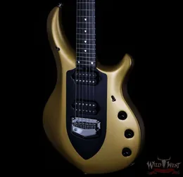 Musicman 6 Strings John Petrucci Majestade Gold Mina Elétrica Guitarra Tremolo Bridge Whammy Bar Chrome Hardware Decorativo 9V BAT9650487