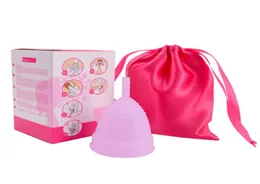 Tazze mestruali in silicone tazze mestruali a prova di perdite per i periodi di donne039 possono sostituire i tampons6419371