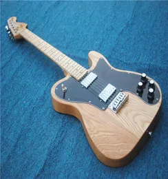 نسخة مخصصة جديدة من 6 String Electric Guitar Elm Wood Color Black Guard Board Maple Xylophone Neck 7774659