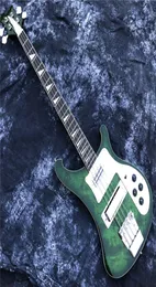 Transparent Green 4string 4003 Bassgitarre Custom 4 Strings Chinese Basse Guitare mit Pin Inlays5238030