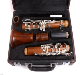 جديد Clarinet Rosewood Wood Body Body Nickel Key BB Key 17 Key 81192479