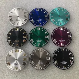 Zestawy Sunpattern True Spike Dial NH35 NH36 Brak Luminous S Dial 28,5 mm Białe niebieskie czarne zielone szary tarcze Zmodyfikowane akcesoria zegarek