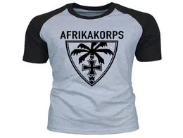 Est T Shirts Men Maglietta Afrika Korps Palm WeHrmacht Deutschen Heeres Gruppe Dak Raglan Short Sleeve Tshirt 2107214408641