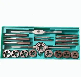 20pcsSet Alloy Steel Taps and Dies Set M3M12 SCREW THREAM TAP WRENCH Die Wrench Manual Metric Tapping Tool Kit Set5651316