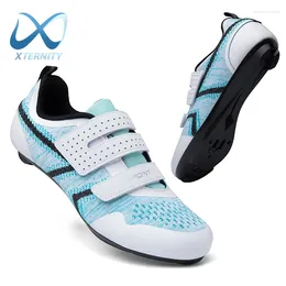 Cykelskor 2024 Ultralight Mtb Men Breattable Bicycle Sneakers Women Racing Road Cykel Självlåsande SPD CLEAT