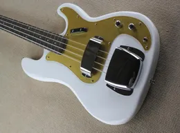 Custom American 03963 Precision Bass White 4 Strings Electric Bass Guitar Hastpure Pectore Cover Cover Prosewood Fignbord1910077