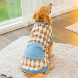 Dog Apparel Trendy Long-lasting Clothes Soft Warm Checked Pattern Stylish Two-leg Design With For Comfortable Small