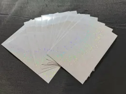 Бумага 210 x 297 мм голографическая песчаная клейкая клейкая лента горячая штамповка на бумаге 50 листов Diy Color Card