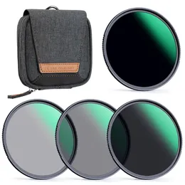 K F Concetto 4pcs ND4 ND8 ND64 ND1000 KIT FILTER per obiettivo fotocamera con sacca