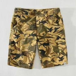 Herren -Shorts 1121 Outdoor Armee Militär Tarn Herren lässige Kurzfilms Sommer Mode American Style Stylable Premium Cargo Halbhose J240407