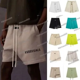 Nowe designerskie spodenki dla mężczyzn F O G EssentialsWeatshirts The Cotton Wreath Stupit Man Skoczniki kratę Terry Casual Shorta