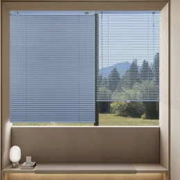 Persianas sem fio horizontal veneziano blinds 1 "mini blinds janelas de alumínio cegueira colorida de segurança japonesa de estilina japonesa tamanho personalizado