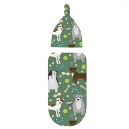 Blankets Cute Dalmatians Baby Swaddle Blanket For Born Receive