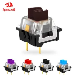 CPUs Redragon Smd Rgb Mx Switch 3pin Clicky Linear Tactile Silent Red Blue Black Brown Purple Switche for Backlit Mechanical Keyboard