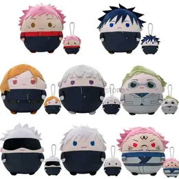 Filmer TV Plush Toy fylld 10/22/30cm Anime Jujutsu Kaisen Figur Plush -kudde Gojou Satoru Getou Suguru Itadori Yuuji Cotton Doll Toy for Kids 240407