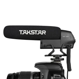 Microphones Takstar SGC600ショットガンマイクスーパーカーディオイドミニコンデンサーマイクフォーDSLR DV携帯電話の写真インタビューアプリケーション
