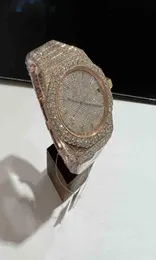 Marka Adı İzle ReloJ Diamond Watch Chronograph Otomatik Mekanik Sınırlı Baskı Fabrikası Wholale Özel Sayaç Moda Newl7956348