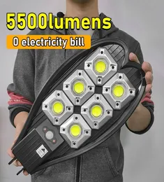 5500 lúmens mais recente luminária solar solar Lâmpada solar de movimento 4 Modo 4 Modo Impermeável Jardim solar Light Street Yard Lantern9809100