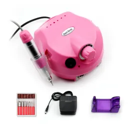 Verktyg Pro Electric Nail Borr Hine Acrylic 19.5W 35000 rpm Nail File Drill Manicure Pedicure Kit Nail Art Equipment