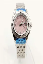 Luxus Womans Wrist Watch B01 Pink Pearl Dial Superocean Quarz Bewegung 1884 Galaktisch silberne Meer Wolf Stahl Damen Armbanduhren F6780293