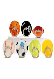 Ring Buckle Telenting Titular do telefone Creative Basketball Football Tennis acrílico Bracket3465198