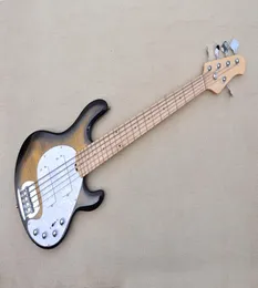 5 Strings Body Body Body Bass Guitar com Pickguardmaple de Pickguardmapele Pickups