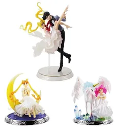 Anime Sailor Moon Action Figure Chiba Mamoru Masquerade Masked ChibiUsa Unicorn Princess Serenity Tsukino Usagi PVC Model Toys T22176658