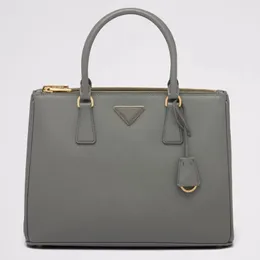 10A Классические сумочки дизайнерские тотальные сумки Galleria Cowhide Womens Grey Saffiano Bag Сумка для покупок новая подлинная кожа